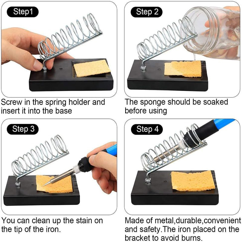 Lödkolvssats med justerbar temperatur