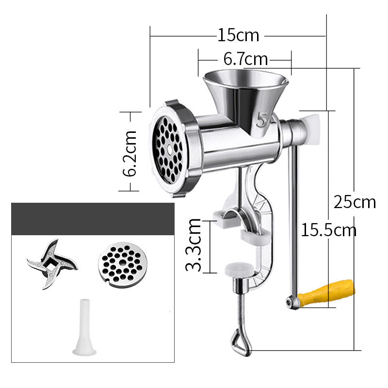 🥩 50 % RABATT NU! 🔧 2 in 1 multifunktionell kvarn – stuffer – mal kött & fyll korvar – hållbar aluminiumlegering & enkel användning ✨