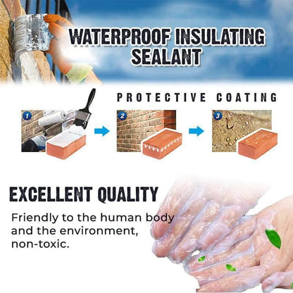 🧴 50 % RABATT NU! 🛡️ Transparent medel för vattentät beläggning – tätar sprickor, skyddar mot fukt & UV – perfekt för kakel, trä, metall och betong 🏠