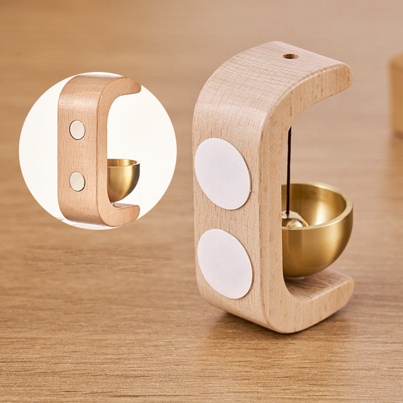 🔔😍Magnetisk dörrklocka med vindspel av trä Dekoration
