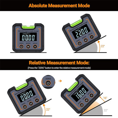 0-360°Digital vinkelmagnetisk elektronisk mätare