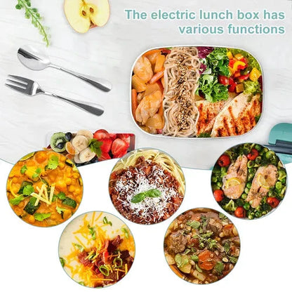 🎁NYÅR 2026 HET REA - Begränsad tid 50% RABATT🔥2-i-1 Bärbar Dual Voltage Electric 7-delad Set Lunchbox