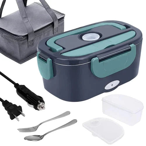 🎁NYÅR 2026 HET REA - Begränsad tid 50% RABATT🔥2-i-1 Bärbar Dual Voltage Electric 7-delad Set Lunchbox