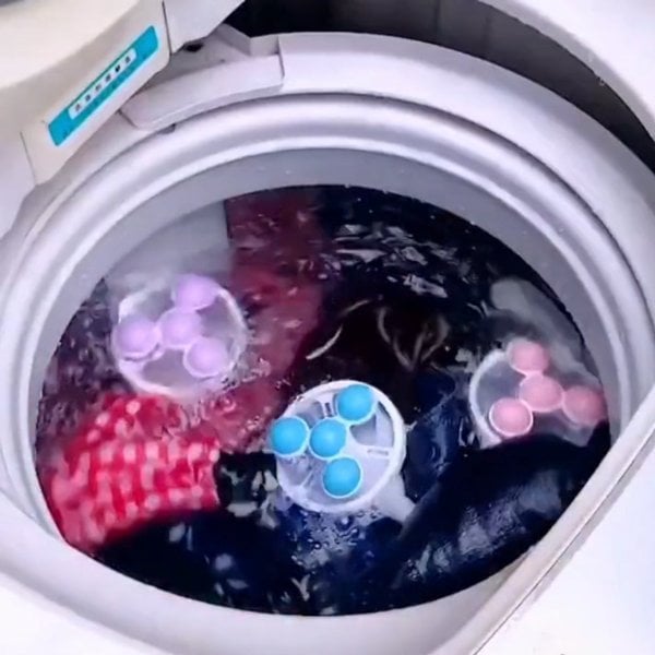 🧼 Flytande hårfilter 🚿– fångar upp hår och ludd i tvättmaskiner, handfat och badkar, förhindrar stopp och är lätt att rengöra 🐾📦