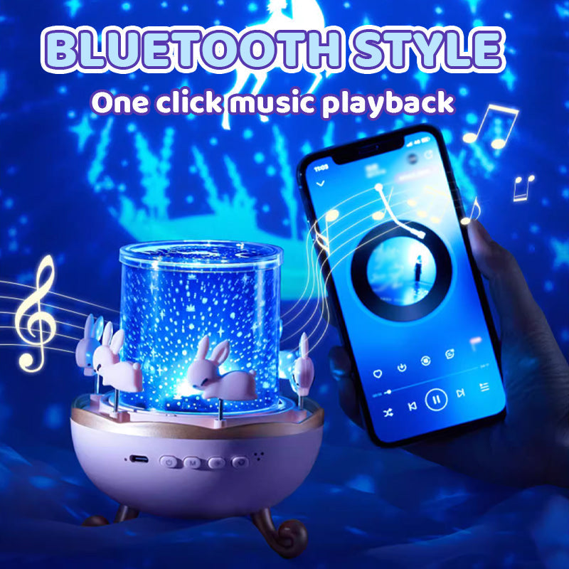 🎁Bluetooth nattljusprojektor