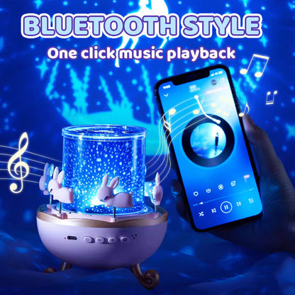 🎁Bluetooth nattljusprojektor