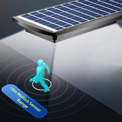 Rörelsesensor solcellslampa med fjärrkontroll