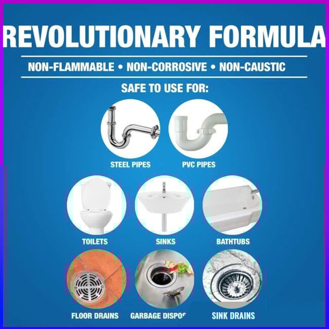 🎁Evenemangsspecial 50 procent rabatt🚽 Multifunktionellt och effektivt rengöringsmedel för diskbänksavlopp🎉