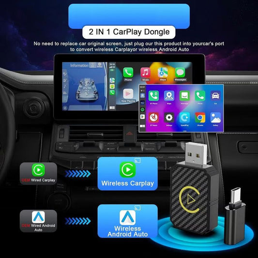 Mini Trådlös CarPlay-adapter🔥
