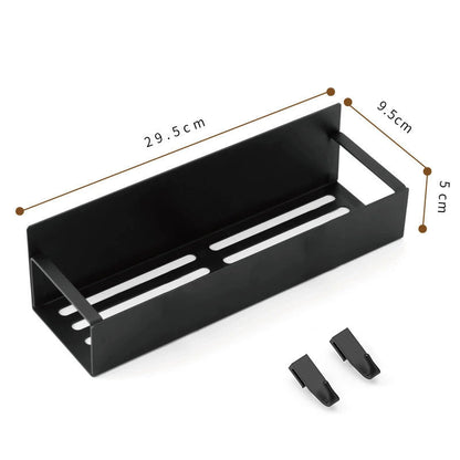 Magnetic Spice Organiser, svart organiserings- och förvaringsställ för kylskåp och ugn