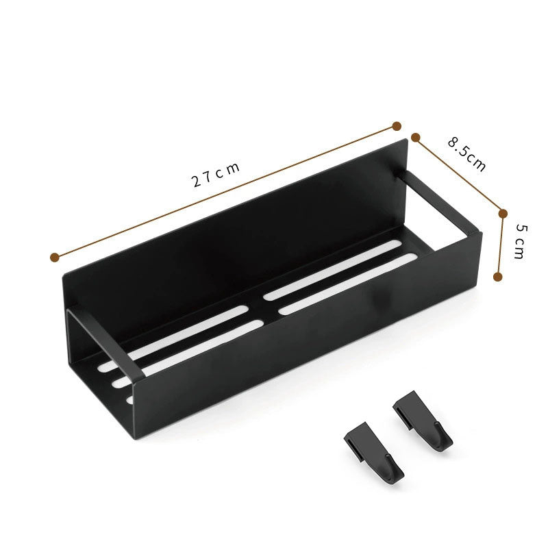 Magnetic Spice Organiser, svart organiserings- och förvaringsställ för kylskåp och ugn