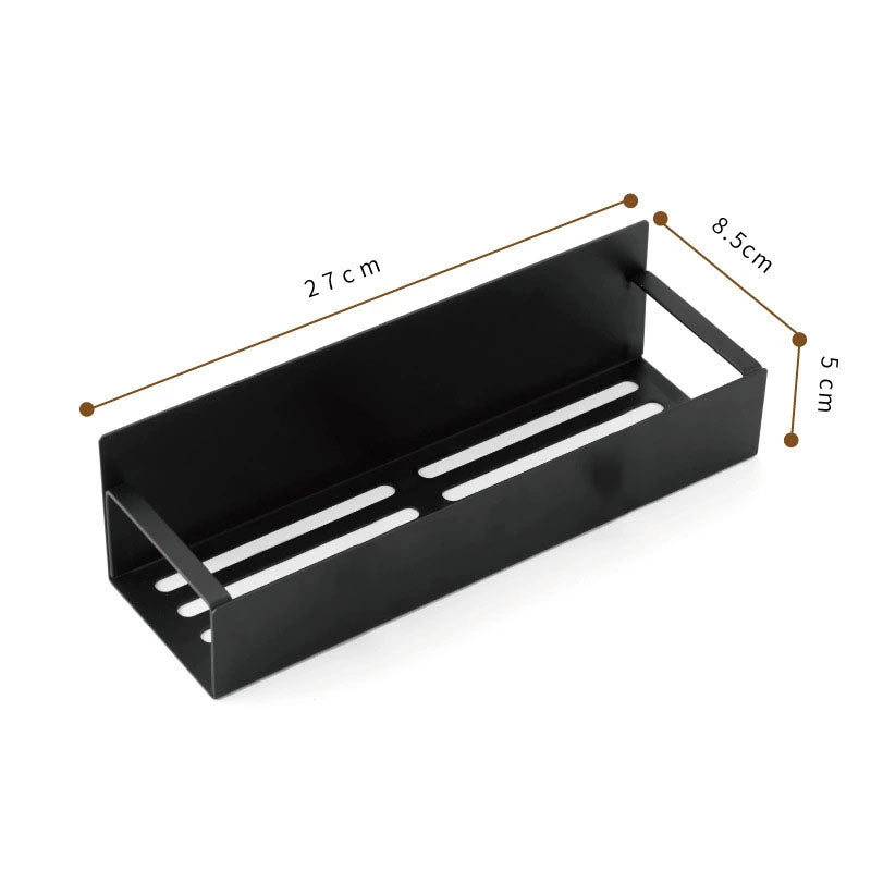 Magnetic Spice Organiser, svart organiserings- och förvaringsställ för kylskåp och ugn