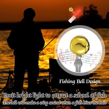 Fiskespö LED-ljus med ringklocka
