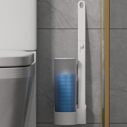 Engångstoalettrengöringssystem - Antibakteriell Gel med Avtagbar Borste för Djuprengöring och Hygien ✨🧼