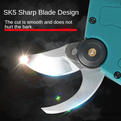✂️ 50% RABATT 🔋 | Trådlösa Elektriska Trädgårdssaxar – SK5 Stål & Borstlös Motor