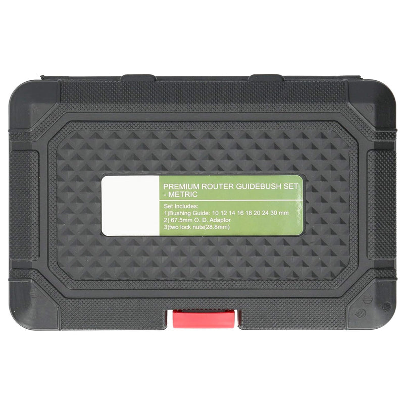 11PCS Mässing Router Mall Guide Sleeve Kit