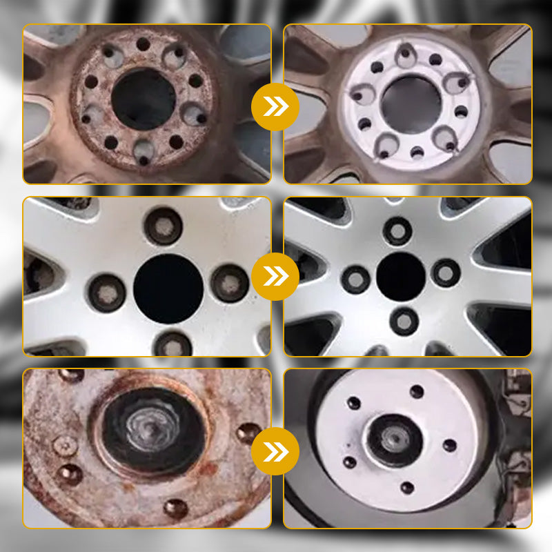 🚗50% RABATT 🛠️ | Rostborttagnings- & Underhållsset för Fordonshjul – Snabb & Skonsam