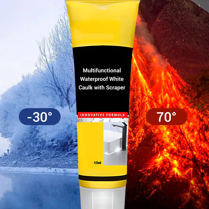 🔥Multifunktionell Vattentät Vit Silikonfog Skrapa