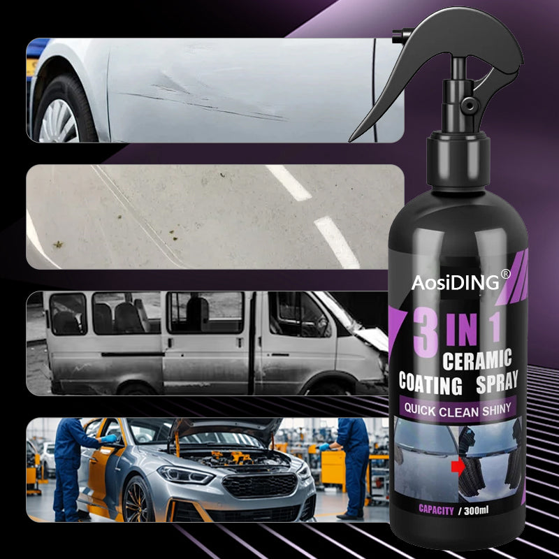 🔥2025 Ny formulering🔥3-i-1 keramisk beläggningsspray för fordonsindustrin