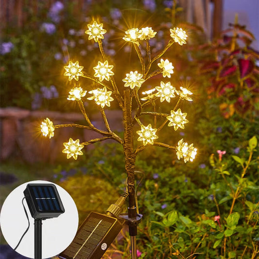 💥Begränsad tid 50% rabatt 💥Solcellsdrivna väderbeständiga LED-lampor för trädgården