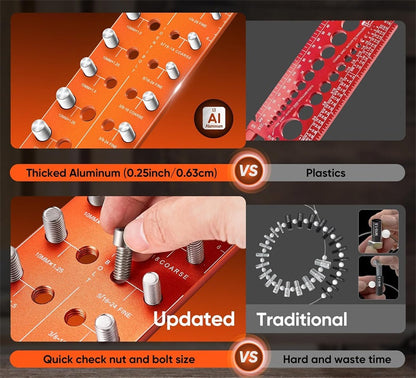 🔥Varm försäljning🔥Nut and Bolt Thread Checker