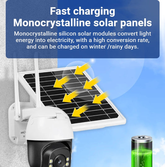 🔥2025 Home Essentials - Ultra HD Real Time Lag Free🔥Smart trådlös övervakningskamera för solenergi🔥