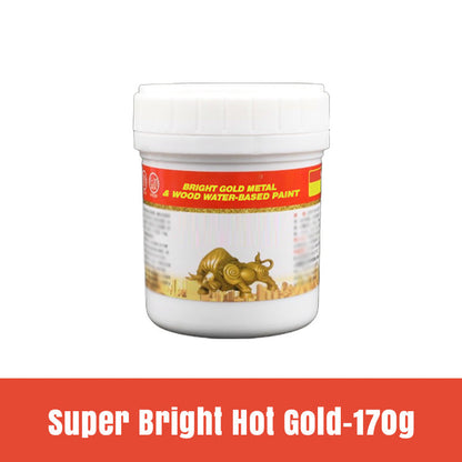 Bright Gold metall & trä vattenbaserad färg