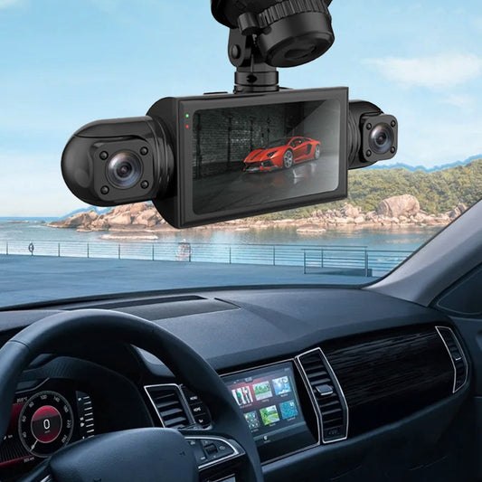 1080p 4-kanals bilkamera med G-sensor