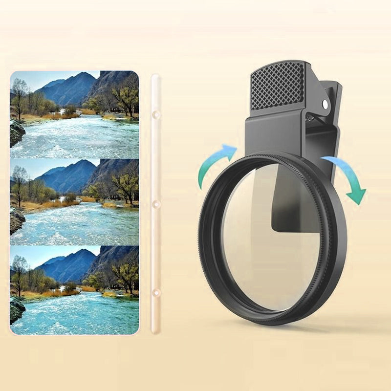 Klipsbart Polariseringsfilter För Mobiler