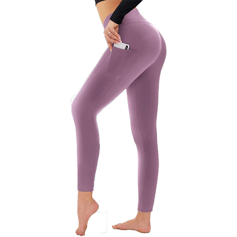 🌸Högmidjade, höftlyftande och magformande fitnesstights med sidofickor (begränsad upplaga)💥