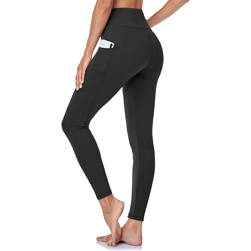 🌸Högmidjade, höftlyftande och magformande fitnesstights med sidofickor (begränsad upplaga)💥
