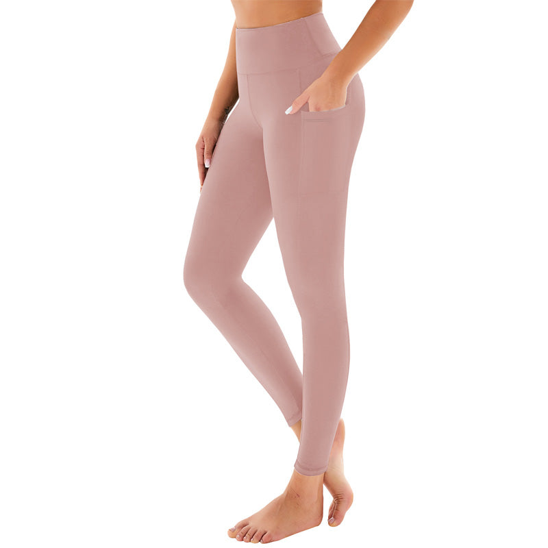🌸Högmidjade, höftlyftande och magformande fitnesstights med sidofickor (begränsad upplaga)💥
