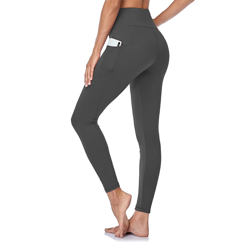 🌸Högmidjade, höftlyftande och magformande fitnesstights med sidofickor (begränsad upplaga)💥