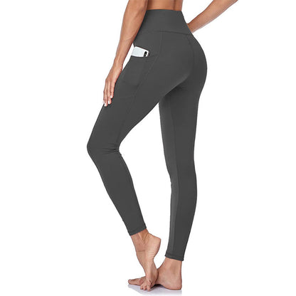 🌸Högmidjade, höftlyftande och magformande fitnesstights med sidofickor (begränsad upplaga)💥