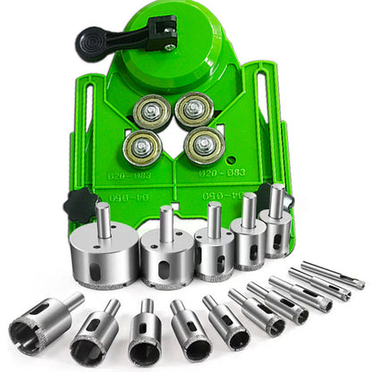 16-delad guide för borrkronor, borrsågar och sågar