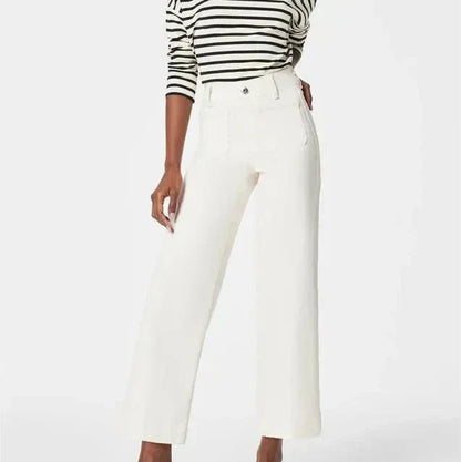 👖Cropped jeans med vid ben och magkontroll ⭐ 2026 års bästsäljande jeans