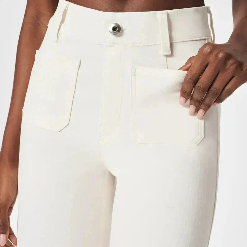 👖Cropped jeans med vid ben och magkontroll ⭐ 2026 års bästsäljande jeans