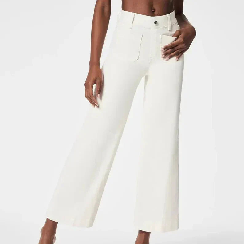 👖Cropped jeans med vid ben och magkontroll ⭐ 2026 års bästsäljande jeans