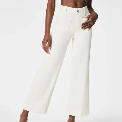 👖Cropped jeans med vid ben och magkontroll ⭐ 2026 års bästsäljande jeans