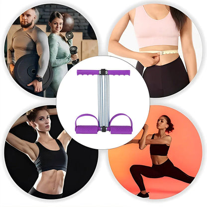 Home Fitness Spring Pull Rope för magträning
