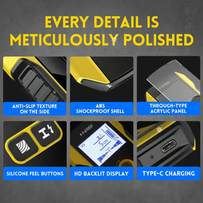 Metalldetektor Wall Stud Scanner med positioneringshål