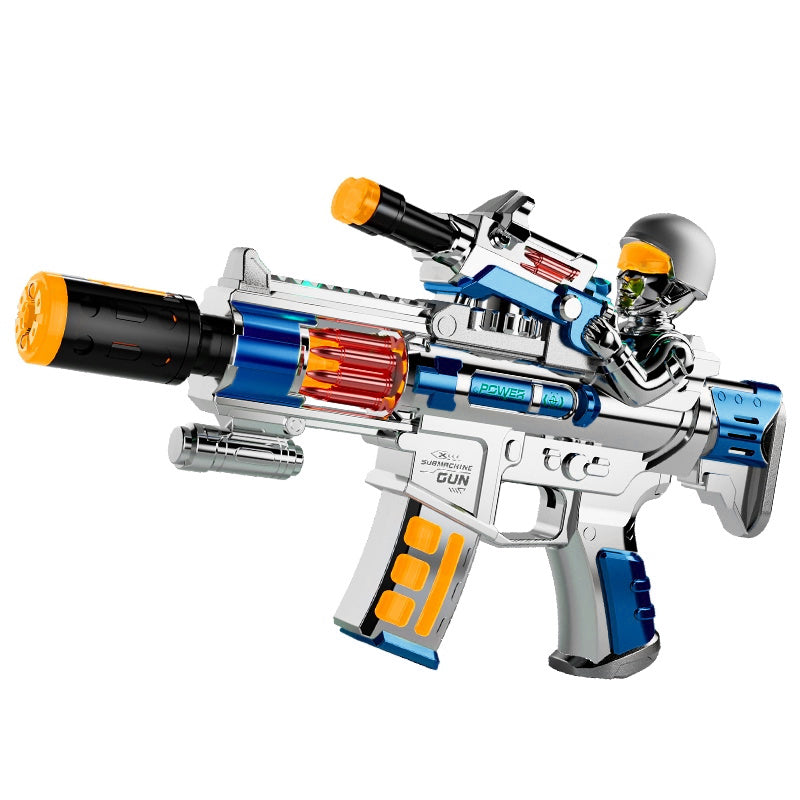 🔥Kid's Electric Submachine 🔫Leksak med rök- och vibrationseffekter