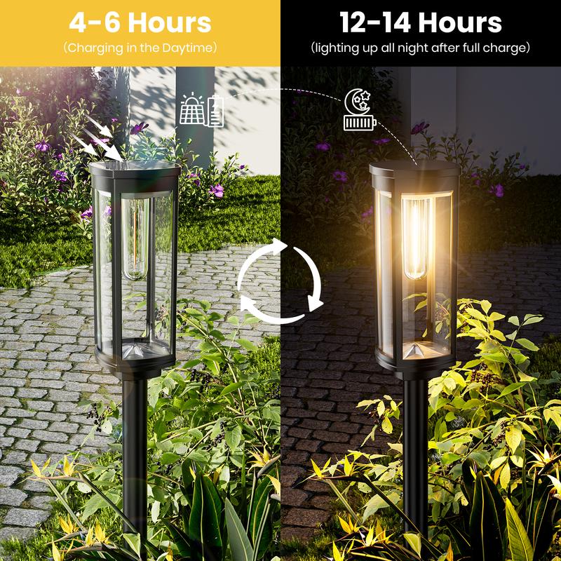🎉Varm försäljning 50% rabatt✨Solcellsbelysning för gångvägar utomhus