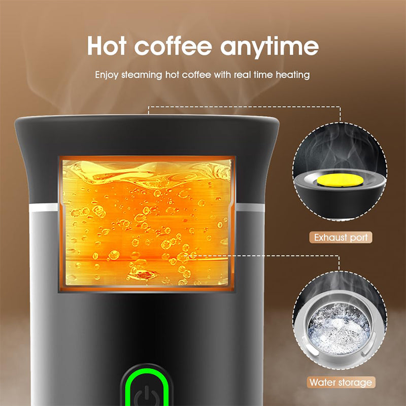 🔥50% rabatt under en begränsad tid🔥Uppladdningsbar bärbar kapsel kaffebryggare