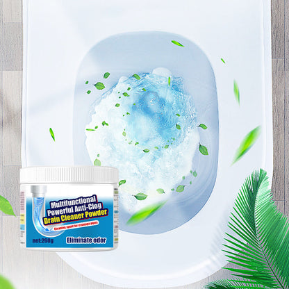 🔥🚽Ett måste för varje hushåll🫧Multifunktionellt kraftfullt antiklog-avloppsrengöringspulver