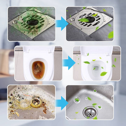 🔥🚽Ett måste för varje hushåll🫧Multifunktionellt kraftfullt antiklog-avloppsrengöringspulver