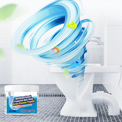 🔥🚽Ett måste för varje hushåll🫧Multifunktionellt kraftfullt antiklog-avloppsrengöringspulver