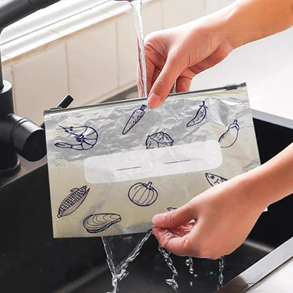 ⏰Begränsad tid 50% rabatt 🔥Återanvändbar förslutningsbar förvaringspåse i aluminiumfolie (nyutvecklad produkt)