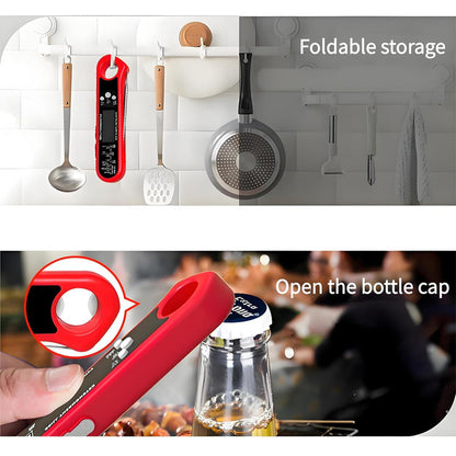 🔥Livsmedelssäkerhet Essentials🌡️Instant Läs termometeruppsättning för matlagning