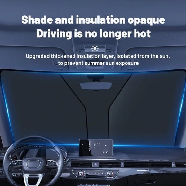 🔥Varm försäljnin🔥 Windshield Sunshade Foldable Sun Shield